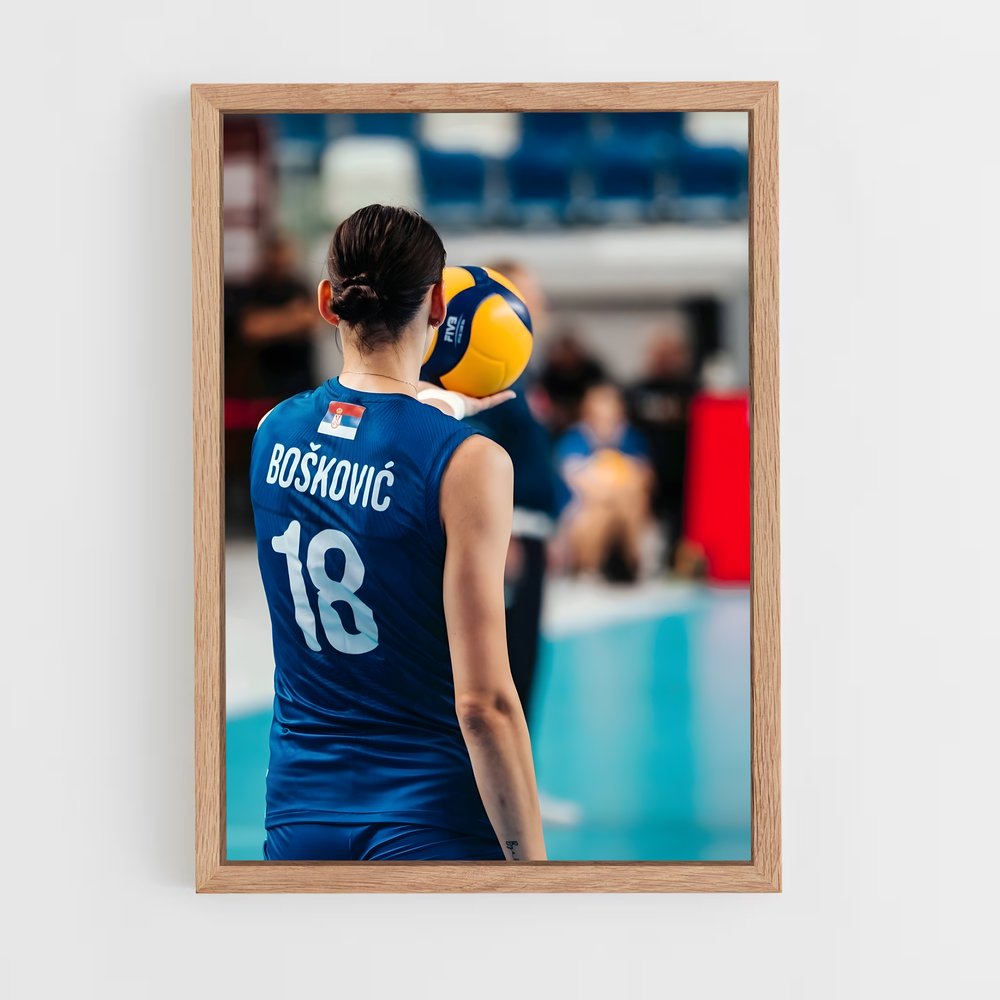 Poster L'Étoile du Volley – affiche Volleyball (vue 4)